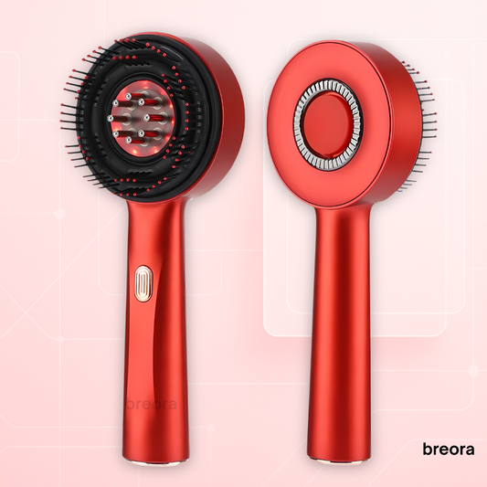 Breora red light therapy brush massager