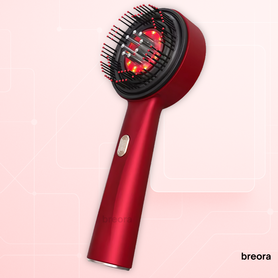 Breora red light therapy brush massager